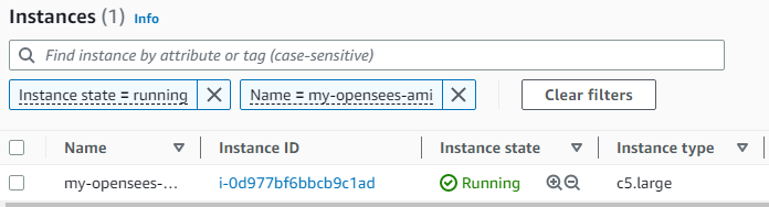 EC2 Running