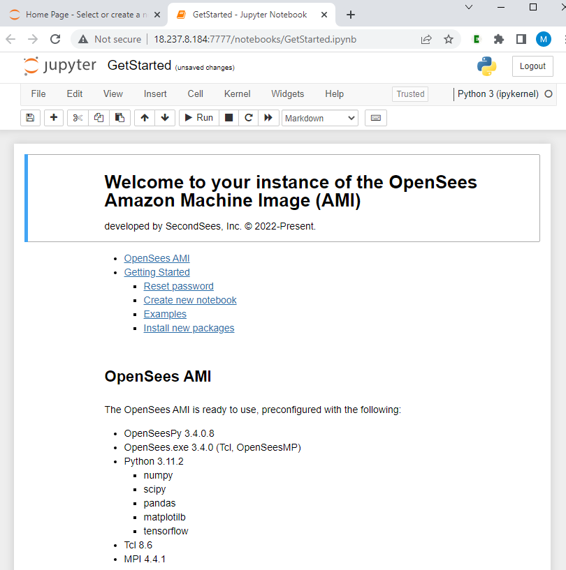 Jupyter Get Started